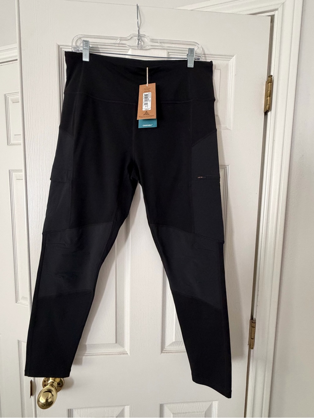 Prana Black Mid-Rise Pocket Leggings